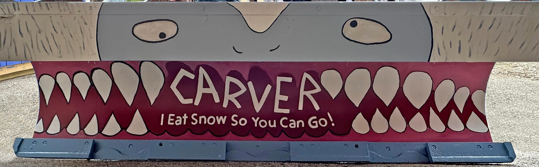 Carver Career Center Graphic Design painted plow